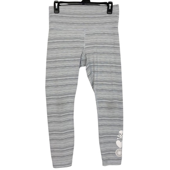 lululemon athletica Pants - Lululemon Wunder Under Hi-Rise Tight Leggings Women Size 10 Space Dye Light Gray